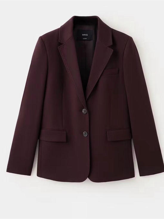Mango Jackets & Blazers - Mango Straight Fit Suit Blazer